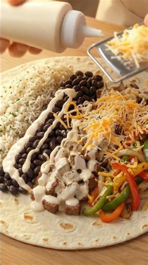 Burrito ASMR 🌯 Perfect Layers & Bite