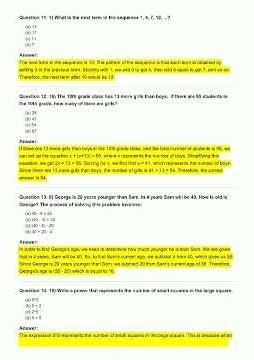 Algebra EOC Practice Test Questions! Trivia & video