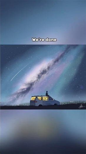 I wish I was here | milky way drawing | #art #digitalart #procreate #milkyway #arttutorial