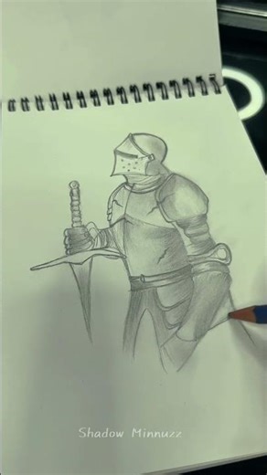 how to draw knights easy ⚔️🧿 #drawing #shorts #drawingideas #trending #lovestory