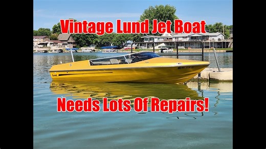 Liggett's Vintage Lund Jet Boat Needs Some Love: Repairs Include Steering Cable, Fuel Lines, & More. Vintage Boat Goodness. - BangShift.com