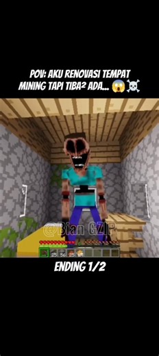 POV: Aku renovasi tempat mining tapi tiba-tiba ada... 😱☠️