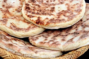 Pain Arabe Maison "Matloua" sans Pétrissage