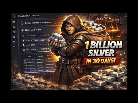 I Made 1 BILLION Silver in 30 Days Albion Online Market Bot