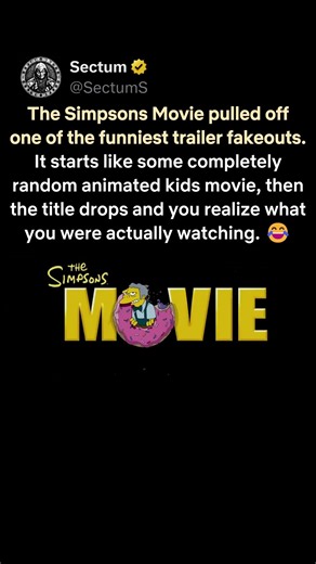 The Simpsons Movie (2007) — One Of The Funniest Trailer Fakeouts
