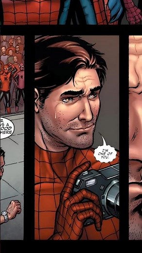 Spidey finally feels happy...