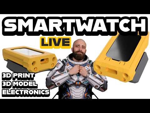 Smartwatch DIY: andiamo avanti con il nuovo modello - Fusion 360 Live - stampa 3D