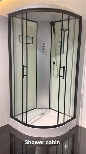 Hotel Modern Waterproof Bathroom Tempered Glass Sliding Custom Corner Shower Room Walk-in Shower Enclosure
