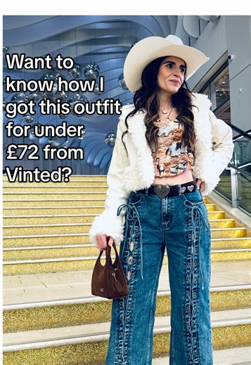 Country festival outfits don’t have to cost hundreds. I built my entire Country to Country, C2C outfit on Vinted for under £72 by planning early and building the look around one key piece. If you love western fashion, country music outfits and budget country festival style, Vinted is honestly the best place to find pieces. Follow for more budget outfit ideas, country festival looks and Vinted western finds. #westernstyle #countryfestival #westernfashion