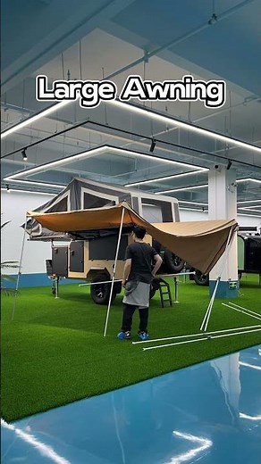 Folding Tent Camper Trailer Review | Lightweight Pop Up Camper for Outdoor Adventures #camper