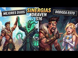 HOW TO WIN BOT LANE EASILY: The Best Synergies with Draven (Tier List duos bot S16) 🤝