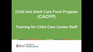 CACFP FY24-25 Training Recording