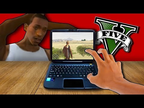 CORRIENDO GTA 5 en una NETBOOK del GOBIERNO sin que EXPLOTE!
