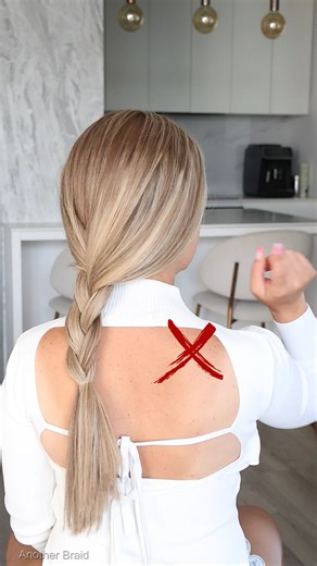 The Easiest Faux Dutch Braid Ever #FauxBraid #DutchBraidHack #EasyHair #BraidsForDays #HairGoals #DIYBraids #HairInspo #BraidingTips #SimpleHairstyles #TikTokHair | Another Day Another Braid