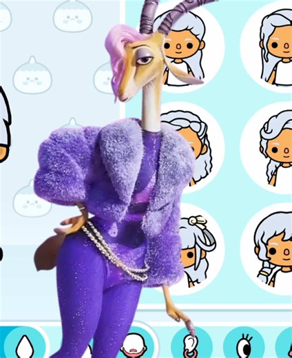 Explore Zootopia 2 with Gazelle in Toca Boca