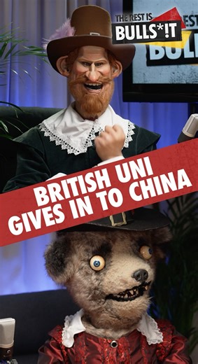 British uni gives into the Chinese government?! Brand new ep of The Rest Is Bulls*!t out now on YouTube! | Spitting Image