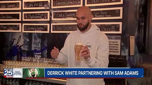 The other “cousin” from Boston: Derrick White partners with Sam Adams to release Derrick “White” Ale