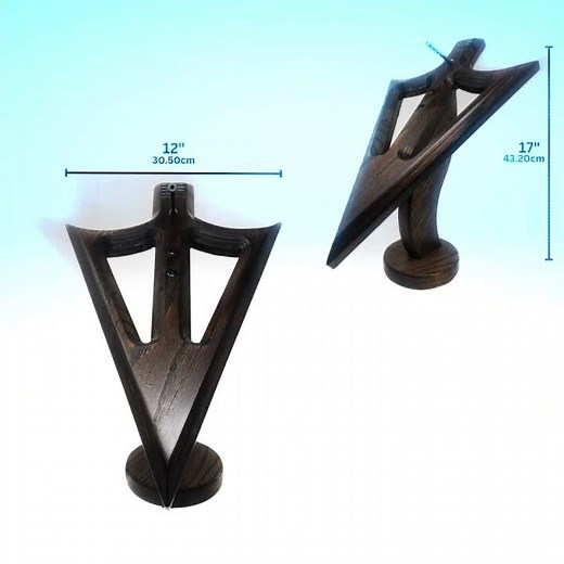 European Mount Arrowhead Plaque - Skull Hanger for Deer