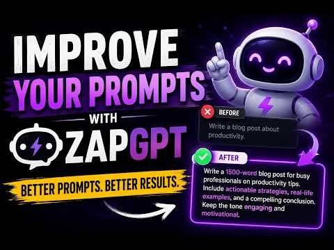 zapgpt prompting - improve your prompts