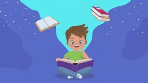 Little Boy Reading Book Animation 4k Stock Footage Video (100% Royalty-free) 1078207958 | Shutterstock