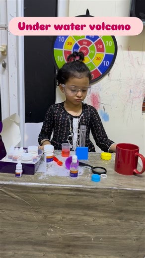 TAKSHVI AKHIL on Instagram: "കുഞ്ഞു scientist 🥰 such a wonderful product thanks @edisonlab_science_kit"