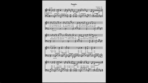 Pangako - SA Version Piano Arrangement by Bro. Ian Mesa