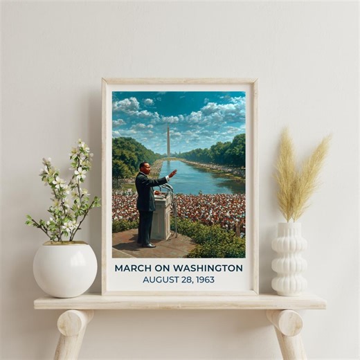 MLK Poster Martin Luther King Jr Print, Black History, Vintage Style Art, Vintage Print, Photography Prints, Museum Quality Photo Art Print - Etsy