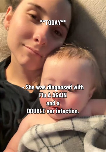 Yall… this is never ending! Send all the healing vibes.. this mama is about to lose it! #sickbaby #respiratoryseason #fluseason #superflu #flu