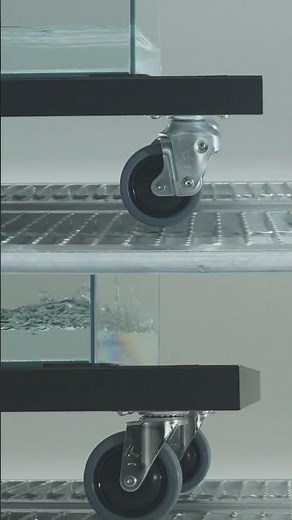 "Cushion Caster" - HAMMER CASTER 衝撃や振動を吸収するクッションキャスター