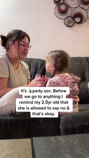 Idgaf who you are, or that its christmas time…if she says no, i will back her up with support. #momlife #parenting #toddlermom #toddlerlife #parentingtips #importantchats #safetychats #nomeansno