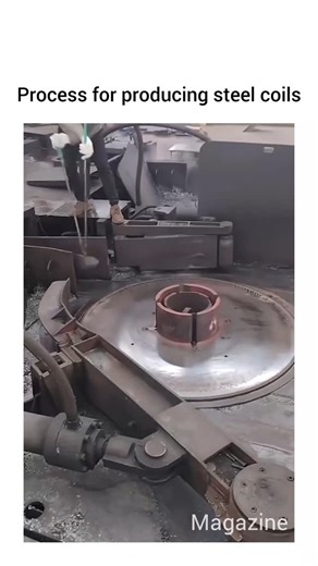 Industrial Magazine on Instagram: "The production of steel coils involves several key steps, starting with the extraction of iron ore, which is then processed in a blast furnace to produce molten iron. This molten iron is refined in a basic oxygen furnace or electric arc furnace to produce steel, which is then cast into slabs or billets. These semi-finished products are hot-rolled or cold-rolled in rolling mills to achieve the desired thickness and surface finish. The rolled steel is subsequentl