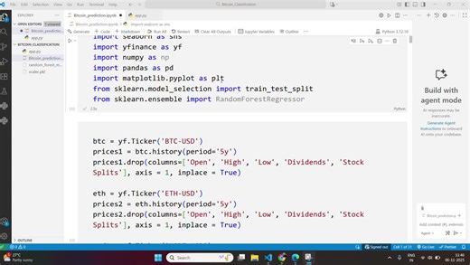 💡 Bitcoin Price Prediction using Machine Learning & Streamlit Web App 💹🚀 Excited to share my latest end-to-end project — Bitcoin Price Prediction, where I built, trained, and deployed a machine… | Rimsa priyadarsini Dhir