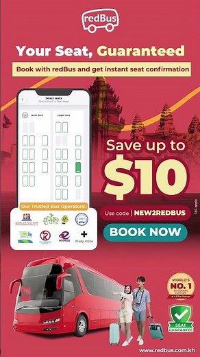 Book & Save up to $10! Use code NEW2REDBUS