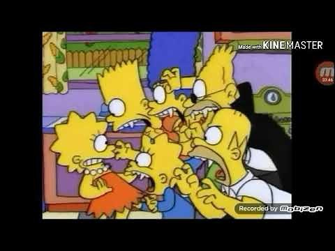 The Simpsons Treehouse of horror End Credits in 1 minute