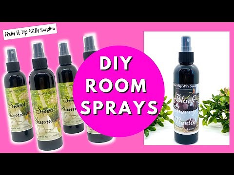 How To Make Room & Linen Sprays With ONLY 4 Ingredients - Perfect For Any Space