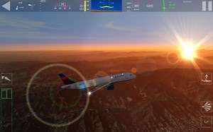 【Aerofly fs2】夕阳下飞行，画面渲染爆炸不掉帧