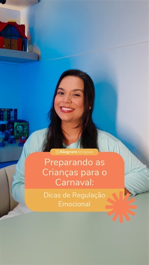 Alegrare Terapias on Instagram: "Carnaval sem sustos: Como preparar o emocional das crianças? 🎭❤️ Para muitos pequenos, o Carnaval pode ser um pouco "demais": música alta, pessoas fantasiadas e muita intensidade. O que para nós é festa, para eles pode parecer um ambiente assustador. Neste vídeo, a nossa psicóloga Tia Sarah traz dicas essenciais para que a folia seja para todos! O segredo? A previsibilidade. Antecipar o que seu filho vai encontrar ajuda a baixar a ansiedade e cria uma base de se