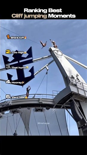 Ranking Best Cliff Jumping Moments🌊 #cliffjumping #best #ranking