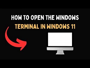 How to Open the Windows Terminal in Windows 11