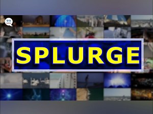 【新闻学词】splurge v. 乱花（钱）；挥霍