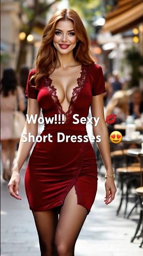 Short Dresses, Blouses and Stockings: Party Seduction Fashion