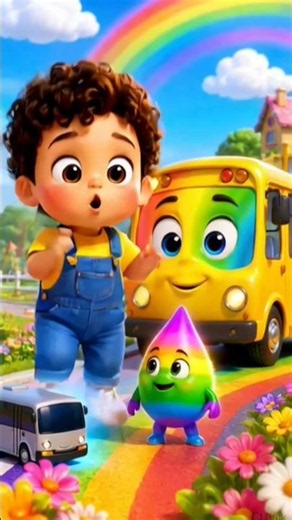 🚌 Happy Magic Bus Song 🌈 | Rango Baby Rhymes