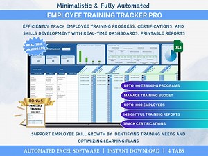 Training Tracker Excel Template Pro Trainings HR Dashboard Certification Tracker Spreadsheet Employee Log HR Training Matrix Planner Tool - Etsy Australia
