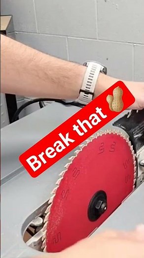 Break that nut loose. #diy #tablesaw blade chang #dewalt