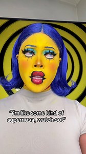 i’m like some kinda of supernova 💫🌀 .........#watchout #thesimpsons #imlikesomekindofsupernova #trippyvisuals #supernova #yellow #blueeyeshadowlook #simpsons #cosplay | Neisha Rochelle