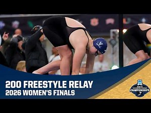Women's 200 freestyle relay | 2026 NCAA swimming championships