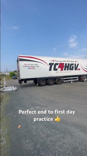 HGV reversing practice