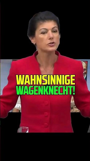 Wahnsinnige Wagenknecht! #wagenknecht