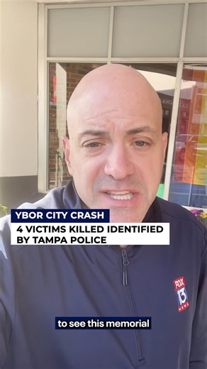 15K views · 110 reactions | The four victims who died in the deadly Ybor City crash have been identified after a driver lost control of his car and crashed into the side of Bradley's on 7th early Saturday morning. READ MORE: bit.ly/496R9a1 | FOX 13 News - Tampa Bay | Facebook