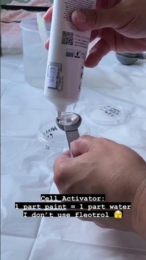 How I mix my Cell activator without pouring medium or fleotrol and it works